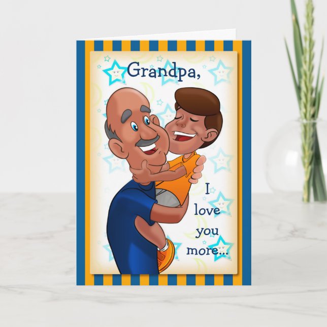 Tarjeta de cumpleaños para el abuelo (Anverso)