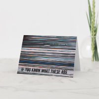 Tarjeta de cumpleaños para el álbum Vinyl LP