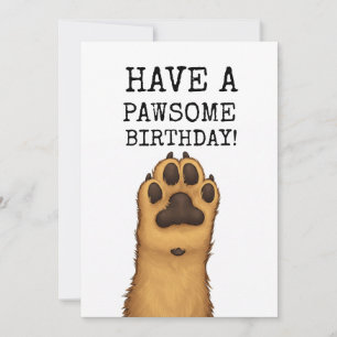 Tarjeta de cumpleaños para el amante de los perros
