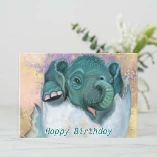 Tarjeta De Cumpleaños Para El Bebé: