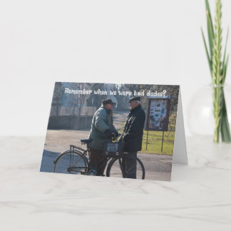 TARJETA DE CUMPLEAÑOS PARA ÉL DE CHICOS MALOS