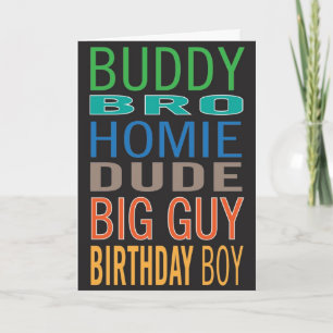 Tarjeta de cumpleaños para el individuo/el amigo