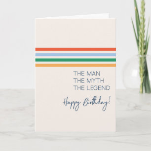 Tarjeta de Cumpleaños para Él Leyenda del Cumpleañ