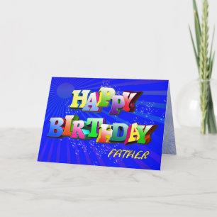 Tarjeta de cumpleaños para el padre