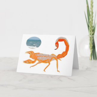 Tarjeta de cumpleaños para el Rótulo del zodiaco