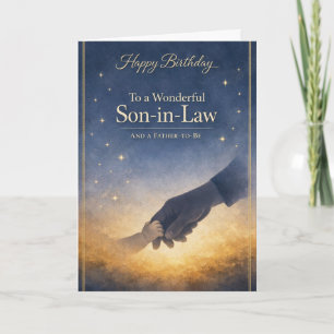 Tarjeta de cumpleaños para el yerno: futuro padre