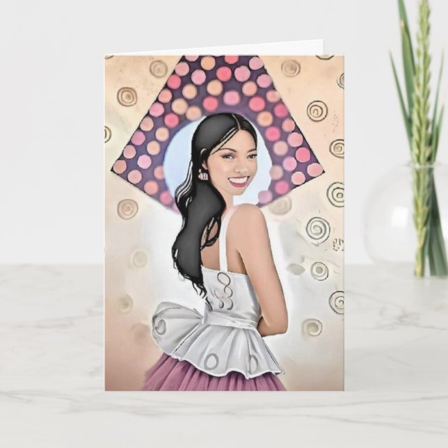 Tarjeta de cumpleaños para ella (Anverso)