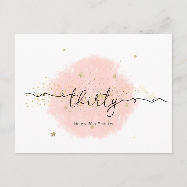 Tarjeta de cumpleaños para ella (Anverso)