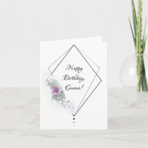 Tarjeta de cumpleaños para ella