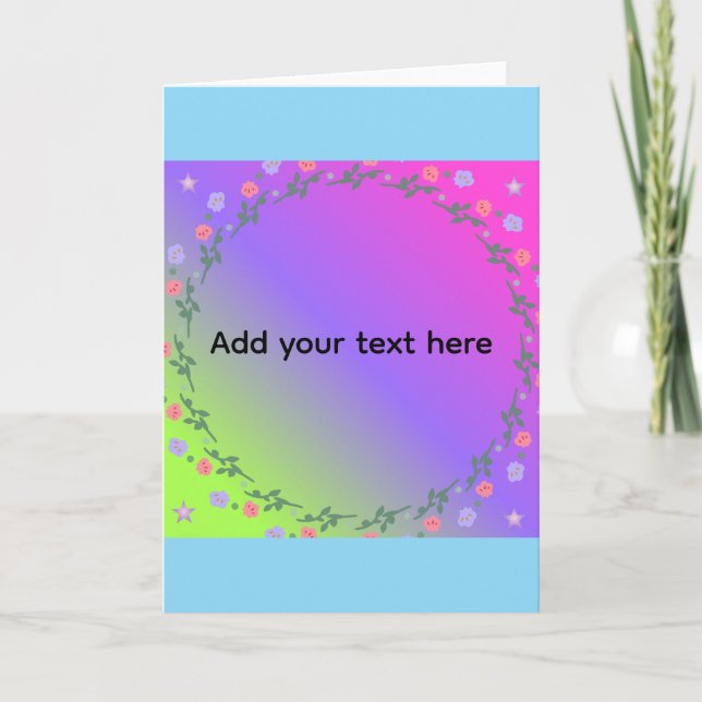 Tarjeta de cumpleaños para ella (Anverso)