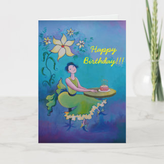 Tarjeta de cumpleaños para ella