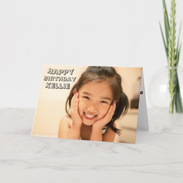 Tarjeta de Cumpleaños para Ella hermosa imagen esp (Anverso)