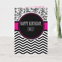 Tarjeta de cumpleaños para Emo