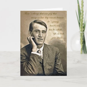Tarjeta de cumpleaños para ese tipo