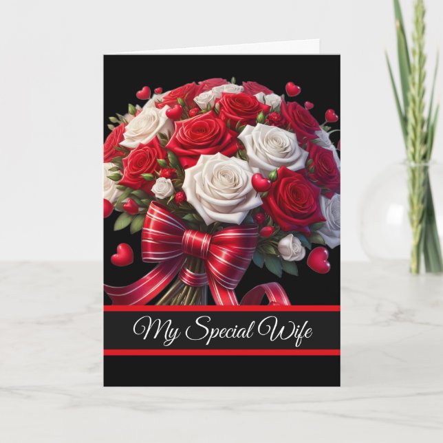 Tarjeta de cumpleaños para esposa (Anverso)