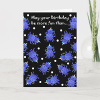 Tarjeta de cumpleaños para extranjeros humorístico