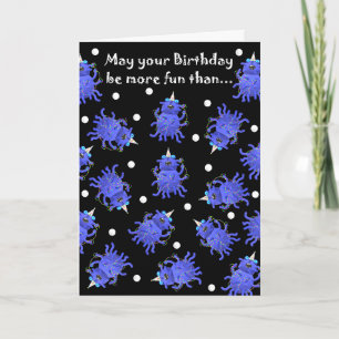 Tarjeta de cumpleaños para extranjeros humorístico