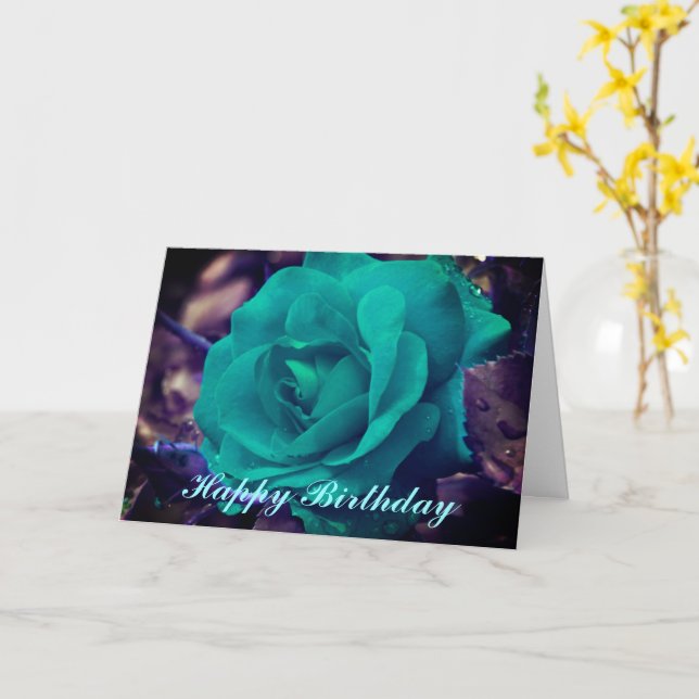 Tarjeta de cumpleaños para fotografía de las flore (flor amarilla)