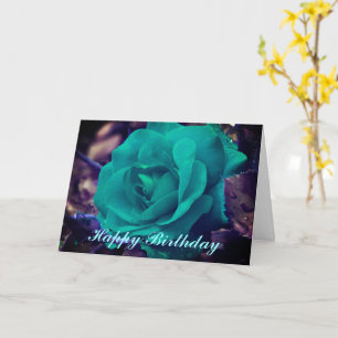 Tarjeta de cumpleaños para fotografía de las flore