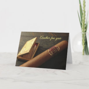 Tarjeta de cumpleaños para fumadores de Aficionado