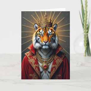 Tarjeta de cumpleaños para gato real