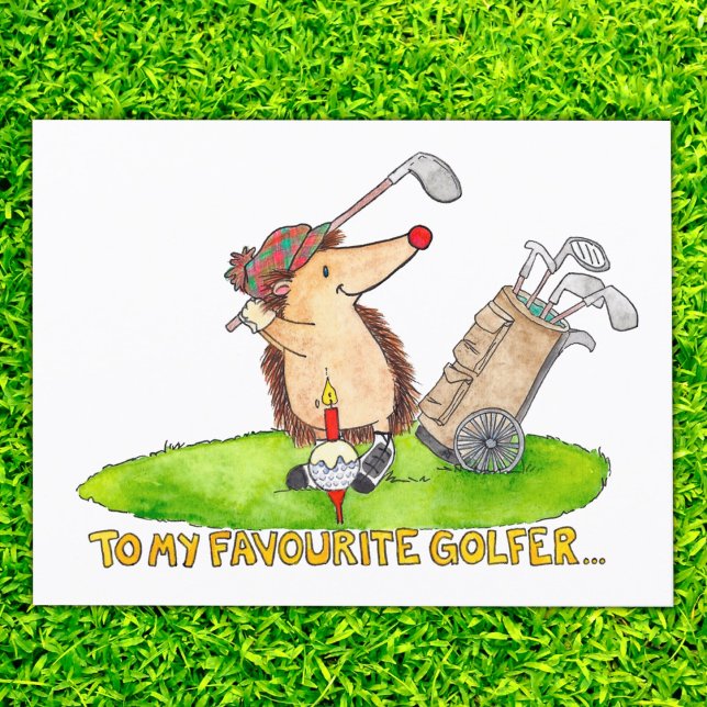 Tarjeta de cumpleaños para golfista de Nicole Jane (Subido por el creador)