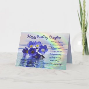 Tarjeta de cumpleaños para Hija y olvídate de mí