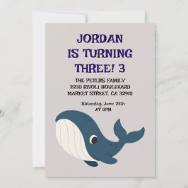 Tarjeta de cumpleaños para invitación de niños