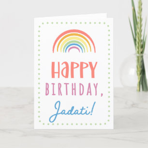 Tarjeta de cumpleaños para Jadati