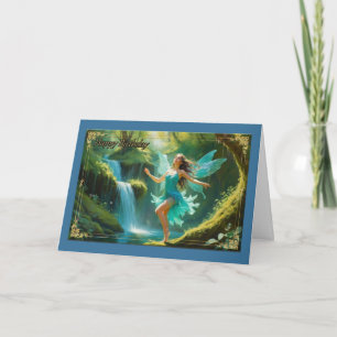 Tarjeta de cumpleaños para jóvenes Chicas de Water