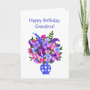 Tarjeta de cumpleaños para la abuela - Potencia de