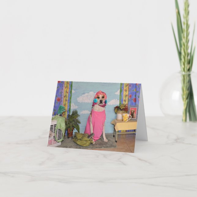 Tarjeta de cumpleaños para la madre usando la foto (Anverso)
