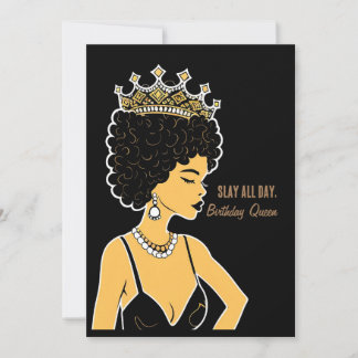 Tarjeta de cumpleaños para la Reina de Cumpleaños