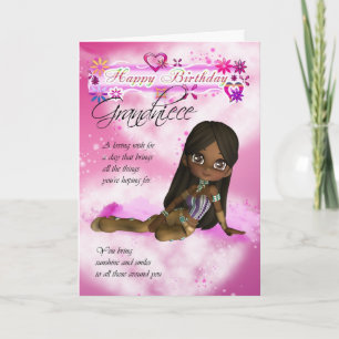 Tarjeta de cumpleaños para la resobrina, empanada