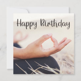 Tarjeta de cumpleaños para los amantes de la medit