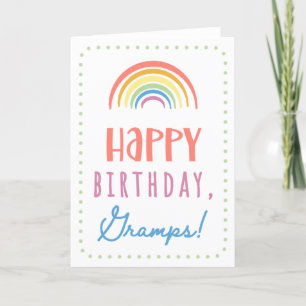 Tarjeta de cumpleaños para los Gramps