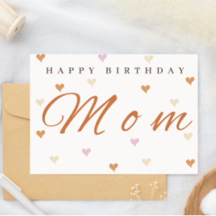 Tarjeta de cumpleaños para mamá