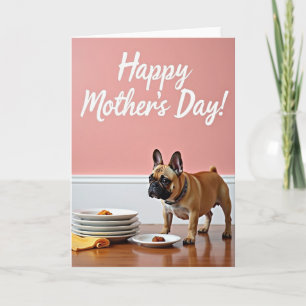 Tarjeta de Cumpleaños para Mamá con Diseño de Perr