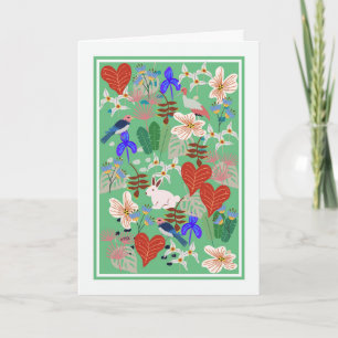 Tarjeta de cumpleaños para Mamá, diseño colorido