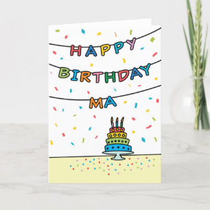 Tarjeta de cumpleaños para Mamáes