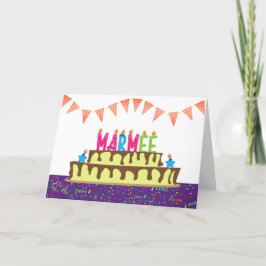 Tarjeta de cumpleaños para Marmee