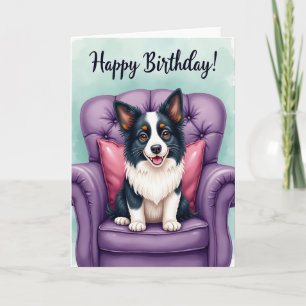 Tarjeta de cumpleaños para mascota dulce