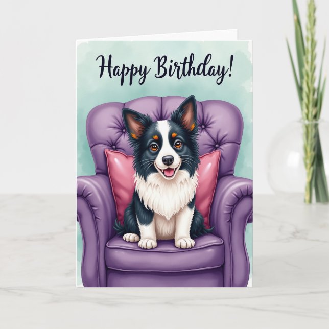 Tarjeta de cumpleaños para mascota dulce (Anverso)
