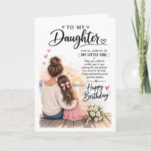 Tarjeta de cumpleaños para mi hija