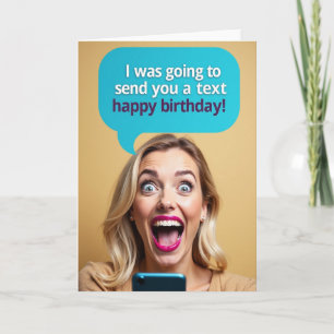 Tarjeta de cumpleaños para mujer vibrante