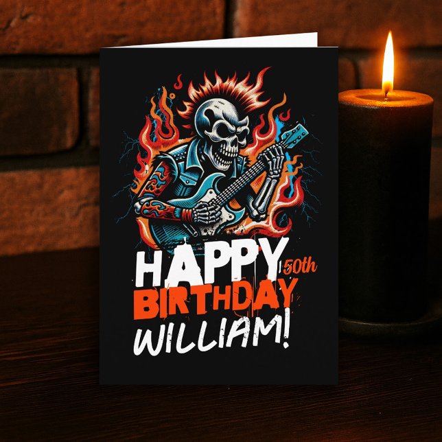 Tarjeta de cumpleaños para músicos de la guitarra  (Subido por el creador)