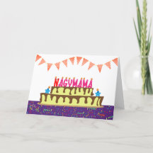 Tarjeta de cumpleaños para Nagymama