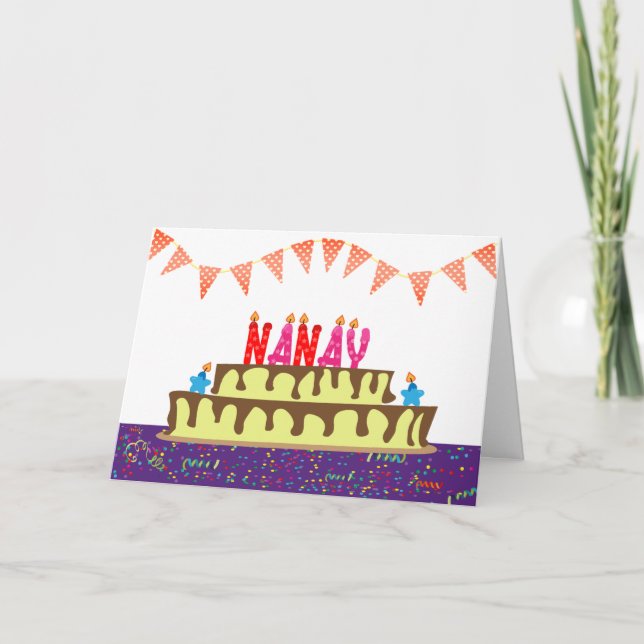 Tarjeta de cumpleaños para Nanay (Anverso)