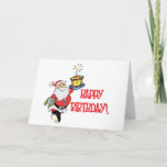 Tarjeta de cumpleaños para navidades<br><div class="desc">Una tarjeta de cumpleaños de Navidades para cualquiera que celebre su día especial en o cerca de Navidades</div>