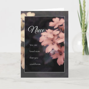 Tarjeta de cumpleaños para Niece de Flower Phlox G